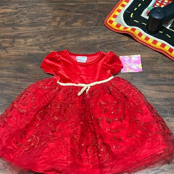 Blueberi Boulevard | Dresses | Kids Blueberi Blvd Holiday Dress Red Color  Size 8 Months New With Tag | Poshmark